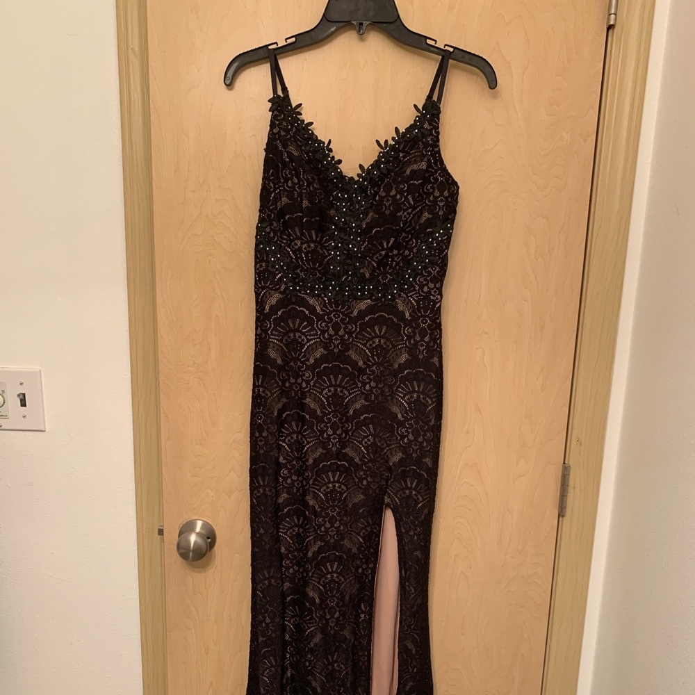 Black long dress